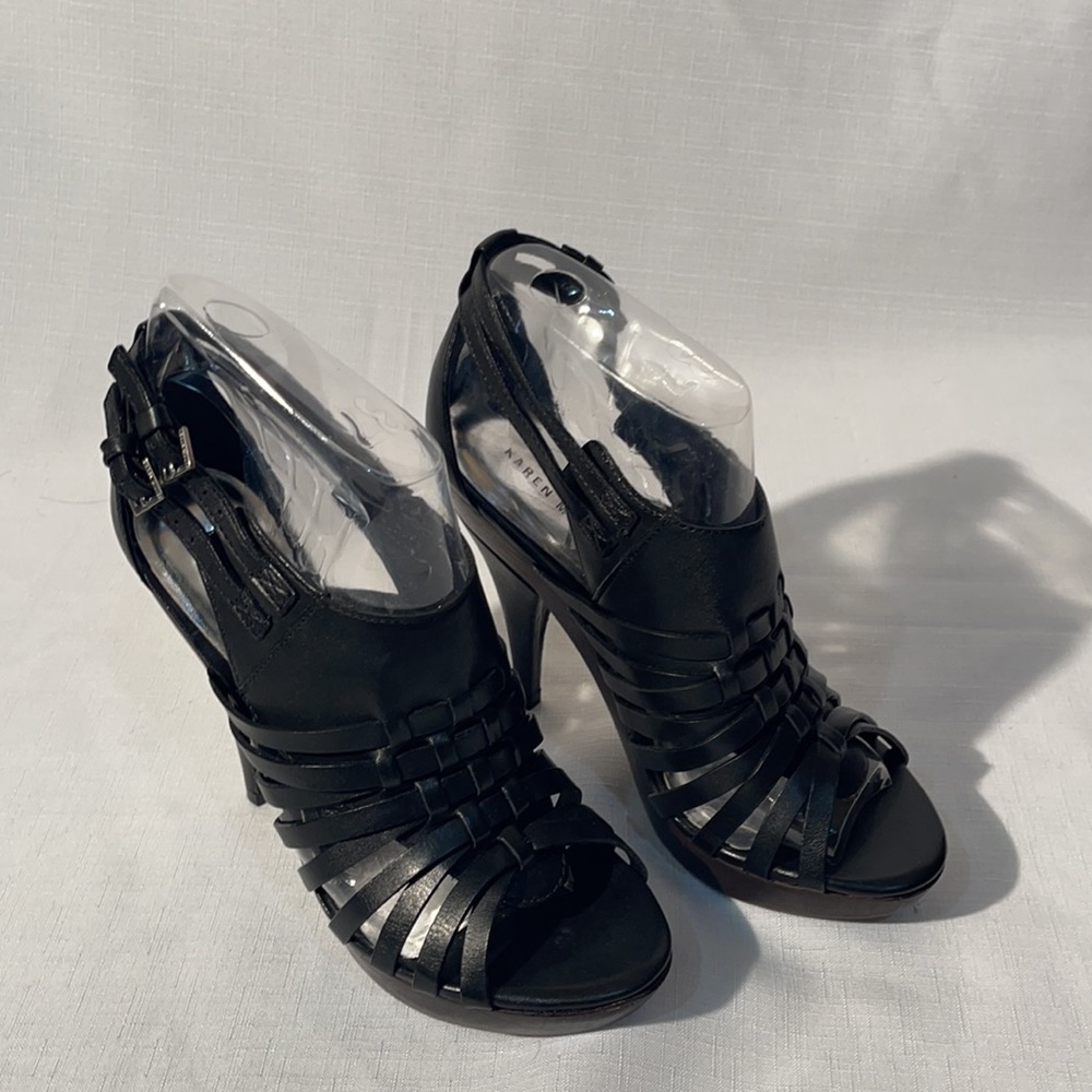 NEW Karen Millen. Leather Clogs